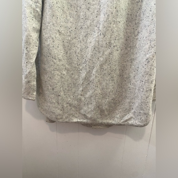 Cashmere Charter Club speckled gray cashmere sweater - Picture 6 of 9